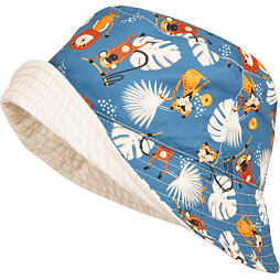Dětský UV klobouk Playshoes Jungle petrol oboustranný