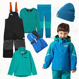 Dětský zimní outfit Helly Hansen - cerulean blue