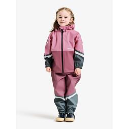Dětský set do deště Didriksons Waterman light heather pink