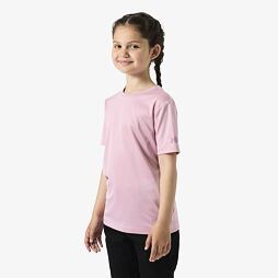 Dětské funkční UV tričko Helly Hansen Jr Tech krátký rukáv - pink lavender