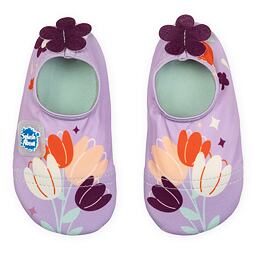 Dětské barefoot boty do vody Splash About Lilac Spring