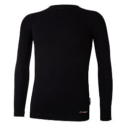 Dětské UV tričko BARIDI wear Outlast® Jr DR tenké - černé
