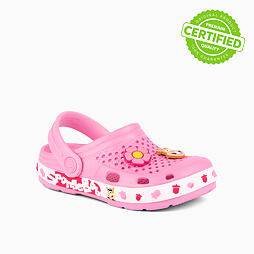 Dětské sandály Coqui Lindo dk. pink / white SB Sandy + amulety
