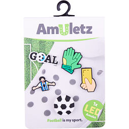 Set amuletů Coqui Amuletz Football is my Sport LED