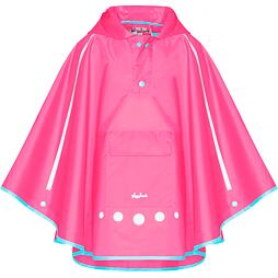 Dětská pláštěnka Playshoes neonově růžová - pončo