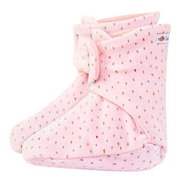 Dětské bačkorky Little Angel NICKI Outlast® Čárky - růžové