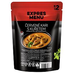 Červené kari s kuřetem Expres menu 2 porce