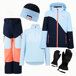 Dětský zimní outfit Ziener pro juniory Avine - dark navy