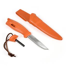 Outdoorový nůž s křesadlem Light my fire Swedish FireKnife 2in1 rustyorange