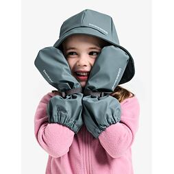 Dětské rukavice do deště Didriksons Glove 5 factory blue