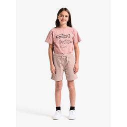 Dětské bavlněné kraťasy Didriksons Fejan  vintage pink