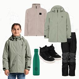 Dětský nepromokavý outfit Didriksons Piko - wilted leaf