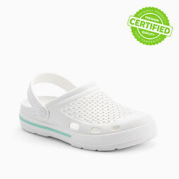 Sandály Coqui Lindo white/ lt. mint