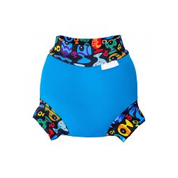 Dětské plenkové plavky Unuo Swim Nappy rybičky modré