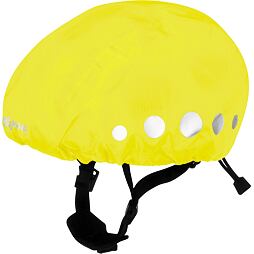 Dětská cyklistická pláštěnka na přilbu Playshoes neonově žlutá
