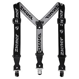 Kšandy na lyžařské kalhoty Ziener Braces Clip black - různé velikosti