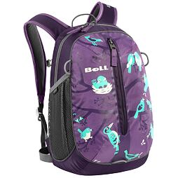 Dětský batoh Boll Roo lavender 12 l s plyšákem Myškou
