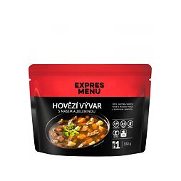 Hovězí vývar se zeleninou Expres menu 1 porce