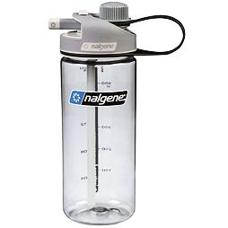 Lahev Nalgene MultiDrink 600 ml Clear / gray cap sustain