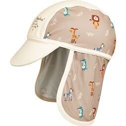 Dětská UV kšiltovka Playshoes Wild Animals brown