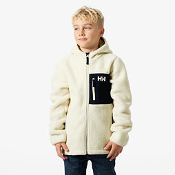 Dětská fleecová bunda Helly Hansen JR Champ Pile jacket - cream