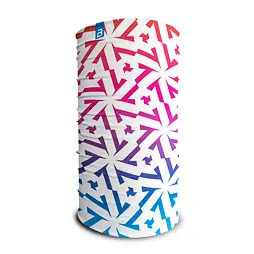 Multifunkční šátek Bosa Snow Flakes pink
