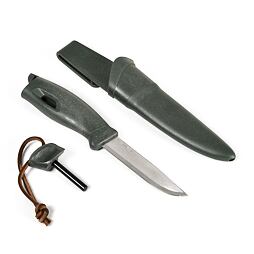 Outdoorový nůž s křesadlem Light my fire Swedish FireKnife 2in1 sagegreen