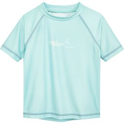 Dětské UV tričko Playshoes Shark turquoise - krátký rukáv