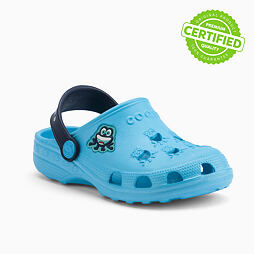 Dětské sandály Coqui Little frog blue / navy