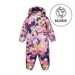 Dětská zimní membránová kombinéza Huppa Keira 1 pink 200g pattern - bazárek