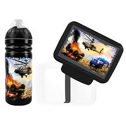 SET ZDRAVÁ LAHEV A ZDRAVÁ SVÁČA svačinový box a lahev 0,7l Akční zásah