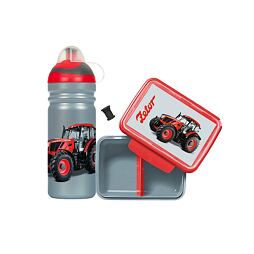SET ZDRAVÁ LAHEV A ZDRAVÁ SVÁČA svačinový box a lahev 0,7l Zetor