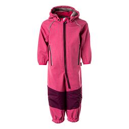 Dětská softshellová kombinéza Huppa Adal 1  fuchsia/ burgundy REFLEX