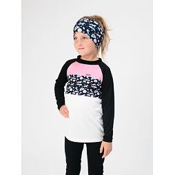 Dětské funkční UV tričko Drexiss CoolMax stripe dlouhý rukáv  Moon unicorns