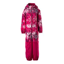 Dětská zimní kombinéza Huppa Wille 1 fuchsia pattern / fuchsia