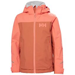 Juniorská nepromokavá bunda Helly Hansen JR Sogndal jacket terracotta