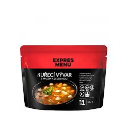 Kuřecí vývar se zeleninou Expres menu 1 porce