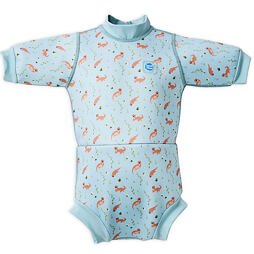 Dětské neoprénové UV body s krátkým rukávem Splash About Playful Otters