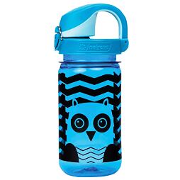 Dětská lahev Nalgene Clear Kids OTF 350 ml Blue owl sustain