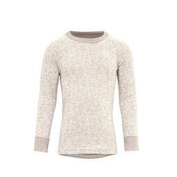Dětské funkční tričko s merinem Devold Duo active raw white s dlouhým rukávem