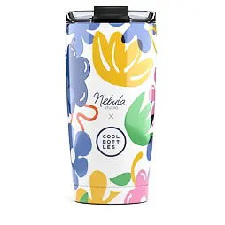 Nerezový termohrnek Cool Bottles Xclusive! Nébula - Floral Madness třívrstvý 550 ml