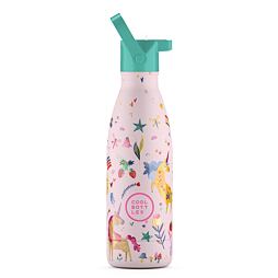 Dětská termoska Cool Bottles Kids 3D Funny Unicorns třívrstvá 350 ml