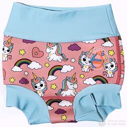 Dětské plenkové plavky AquaKiddo Swim Nappy Unicorn