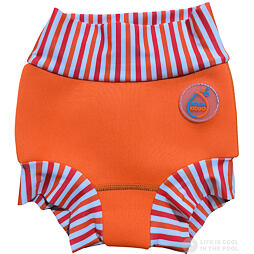 Dětské plenkové plavky AquaKiddo Swim Nappy neon orange