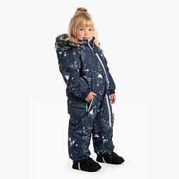 Dětská zimní kombinéza Huppa Ottis navy pattern