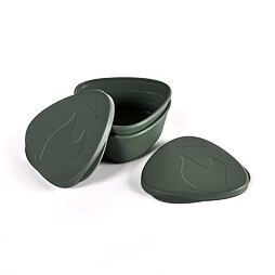 Sada dvou krabiček s víčkem Light my fire SnapBox original 2-pack sagegreen