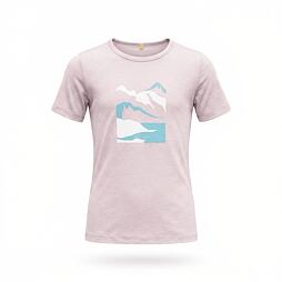 Dětské funkční tričko s merinem Devold Molnes Tee Orchid