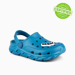 Dětské sandály Coqui Cody ocean blue + amulet