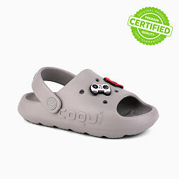 Dětské sandály Coqui Maya mid. grey + amulety