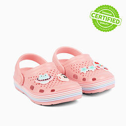 Dětské sandály Coqui Lindo baby pink rainbow + amulety